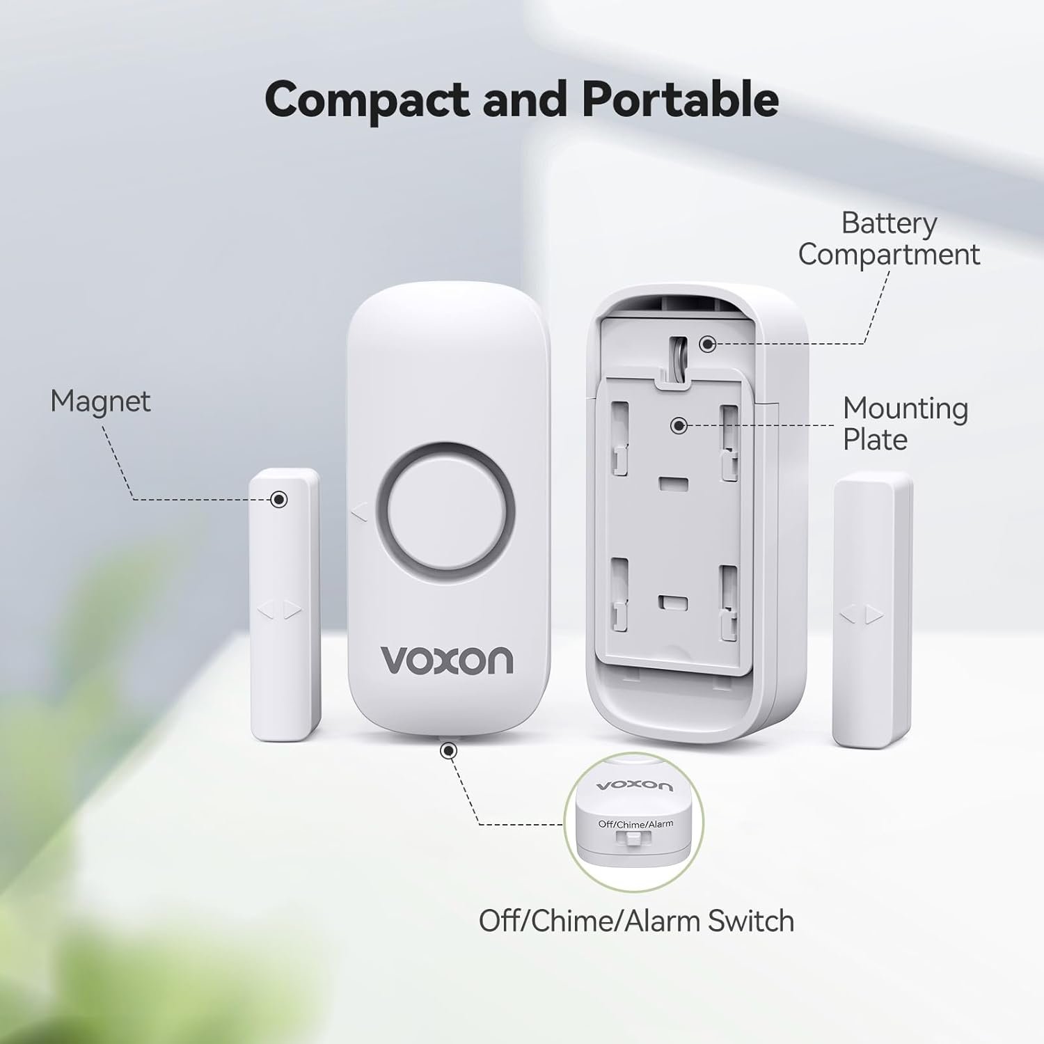 VOXON Door Alarms for Kids Safety and Home Security - Image 2